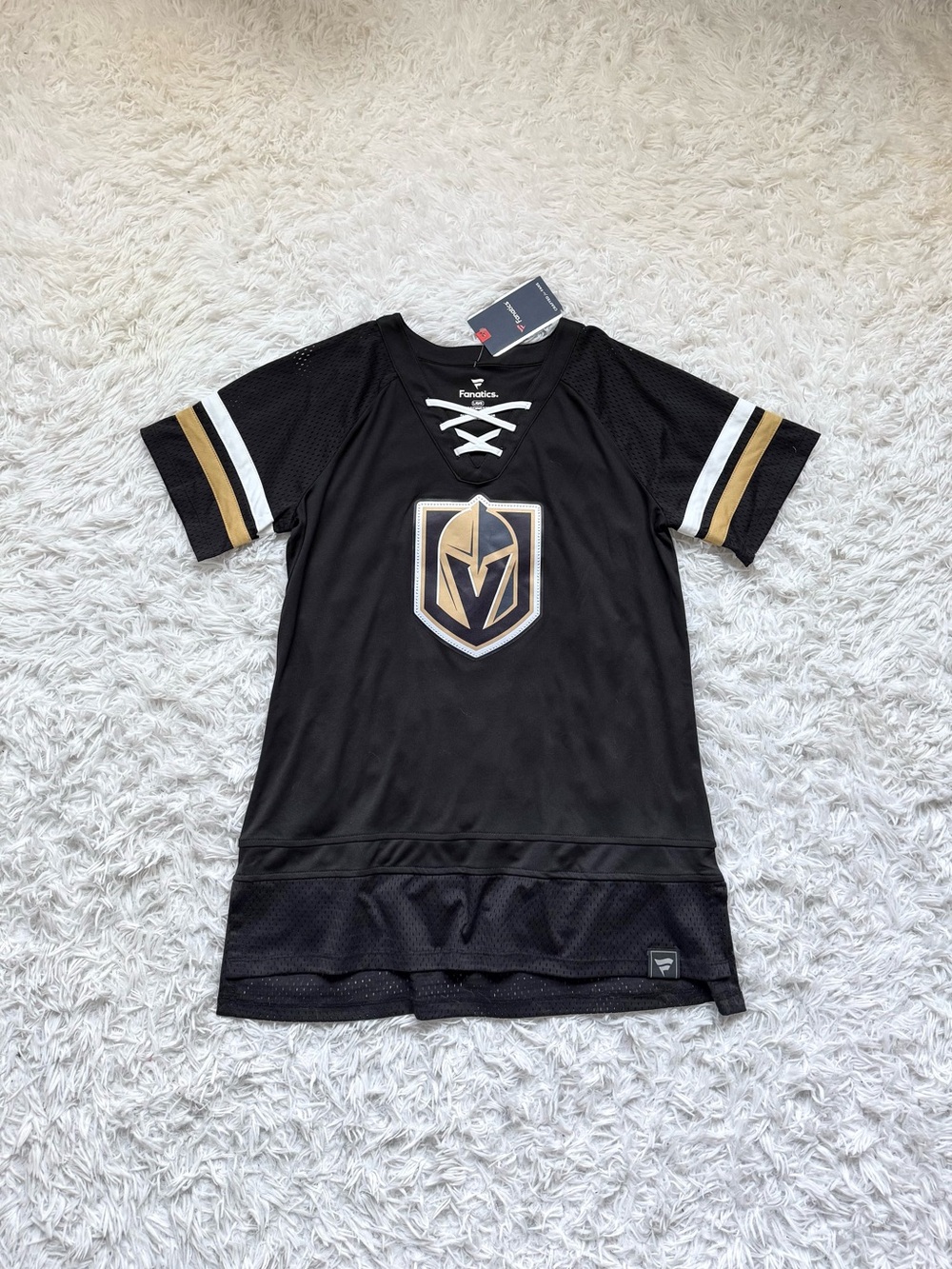 Fanatics Vegas Golden Knights Black Hockey Jersey Top